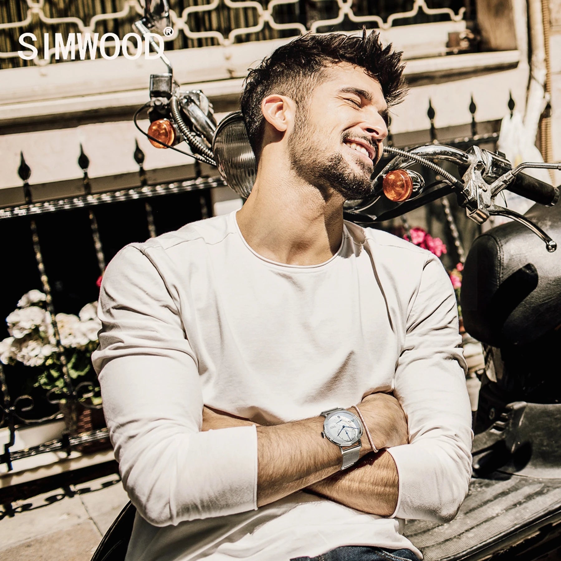 FEICE 20mm Men's Mechanical Watch Men Automatic Bauhaus WristWatch Waterproof Fashion Creative Simple Relogio Masculino-FM202