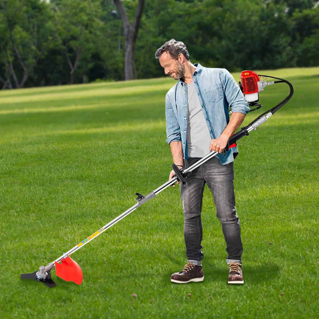 Powerful 52cc 4 in 1 Multi Functional Trimming Tools Gas Hedge Trimmer Weed Eater String Trimmer  Brush Cutter Pole Saw