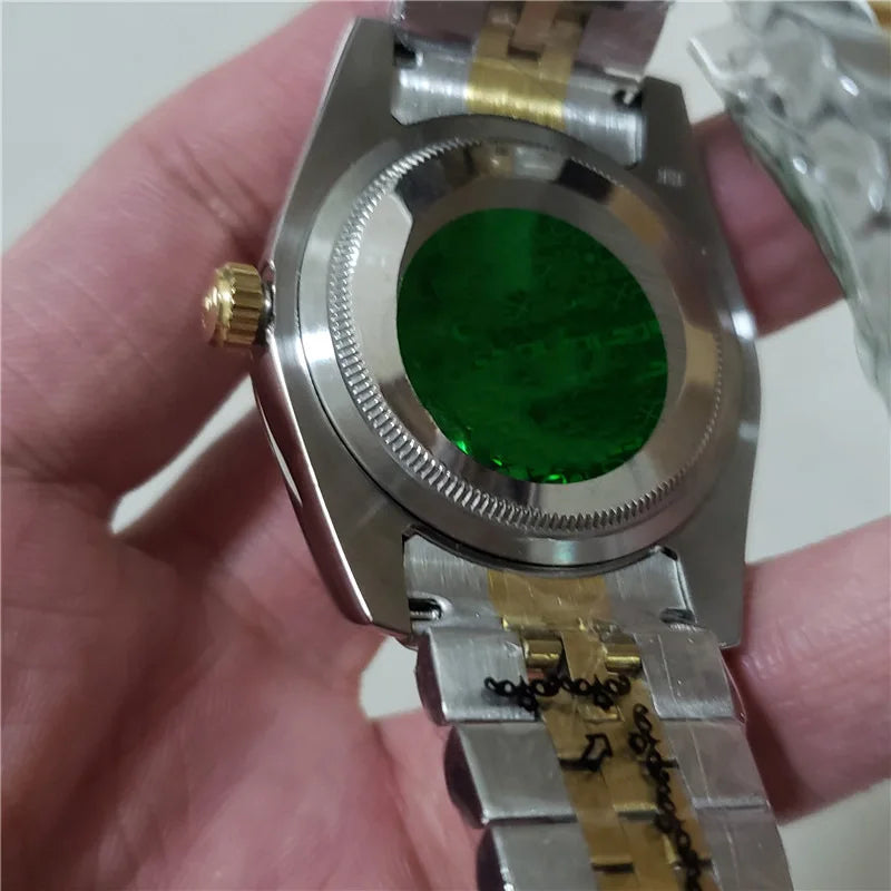 2025 Women's Automatic Mechanical Watch Stainless Steel Band Sapphire Crystal Waterproof Luxury Elegant Business Casual