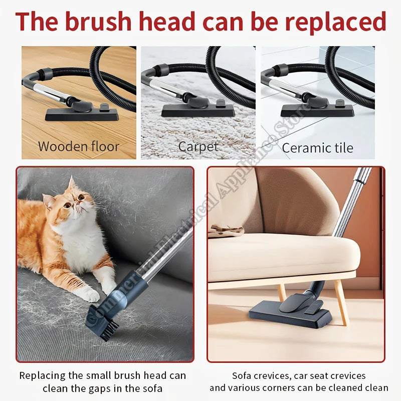 Vacuum Cleaner Multifunctional Household Wired Carpet High Power Dust Cleaner Dust Collector Dust Removal