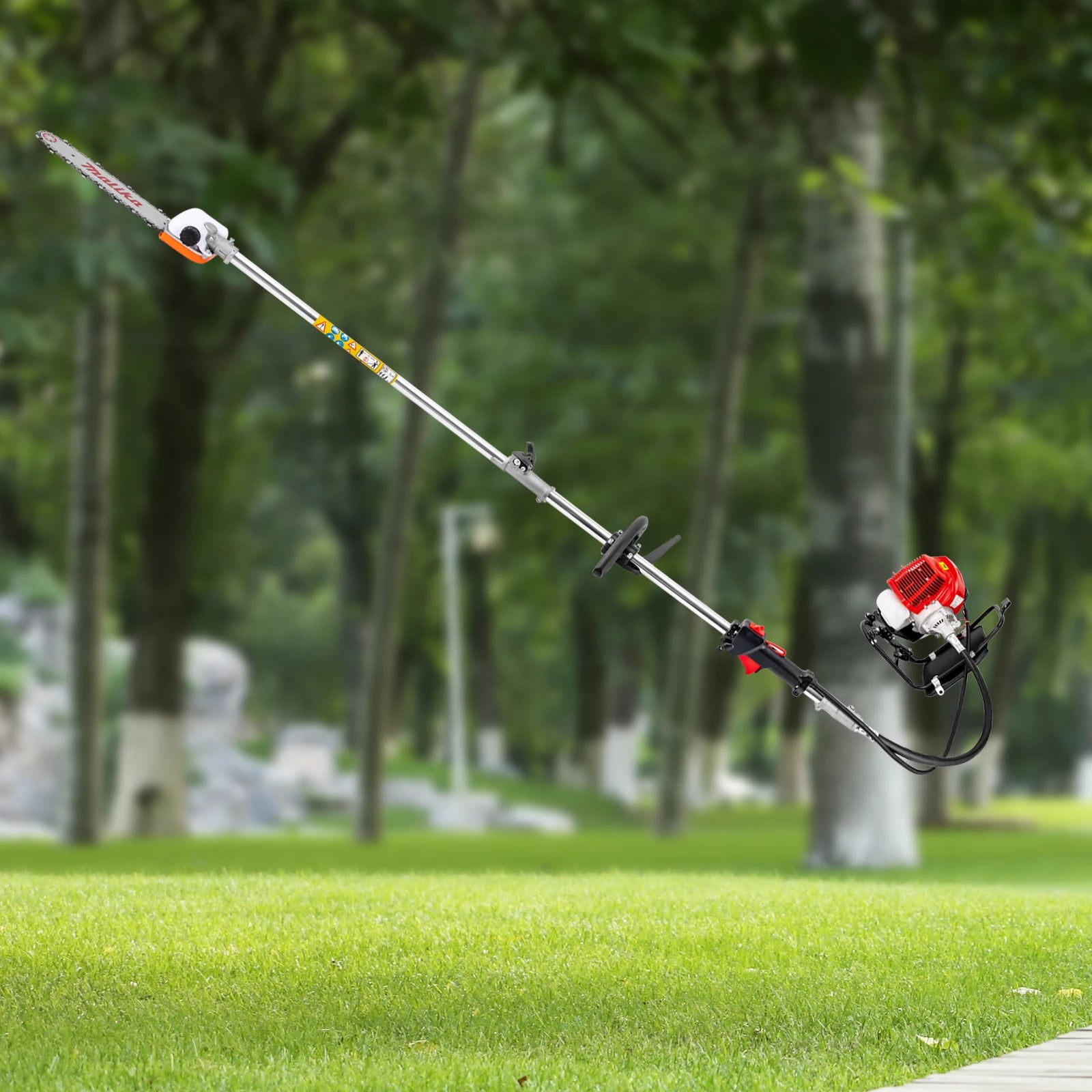 Powerful 52cc 4 in 1 Multi Functional Trimming Tools Gas Hedge Trimmer Weed Eater String Trimmer  Brush Cutter Pole Saw