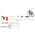 Powerful 52cc 4 in 1 Multi Functional Trimming Tools Gas Hedge Trimmer Weed Eater String Trimmer  Brush Cutter Pole Saw