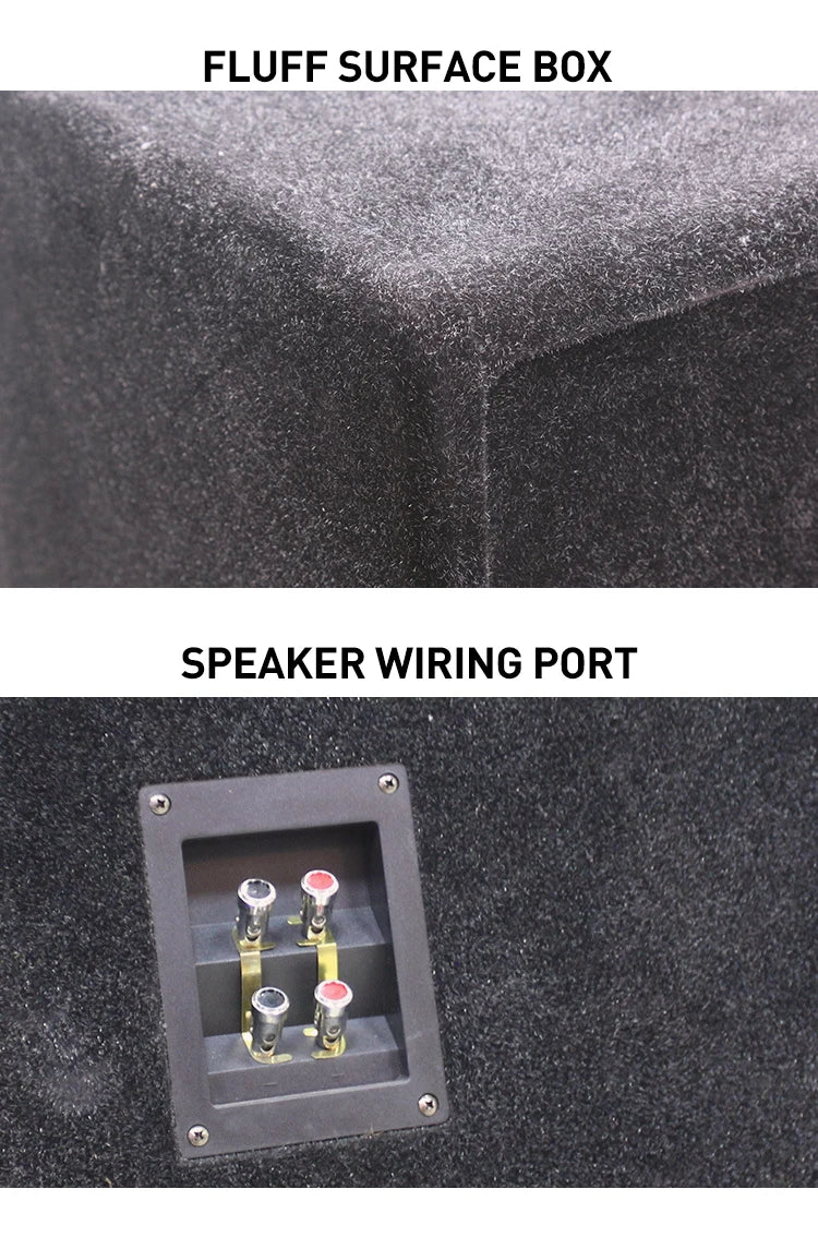 Car Subwoofer Audio Amplifier Vehicle Under Seat Passive Subwoofer 12 Inch 2600W