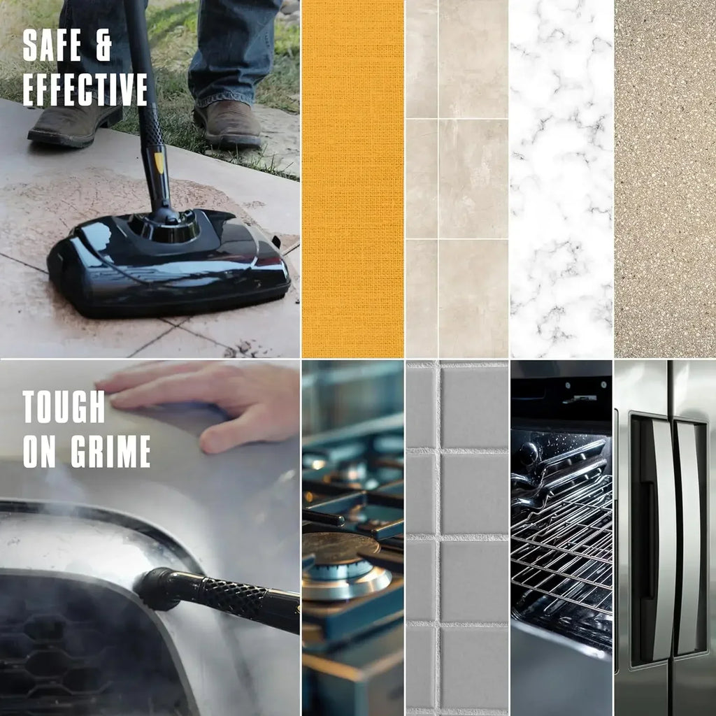 Authenticity guarantee.MC1385 Deluxe Canister Steam Cleaner with 23 Accessories, Chemical-Free Pressurized Cleaning for Most Flo