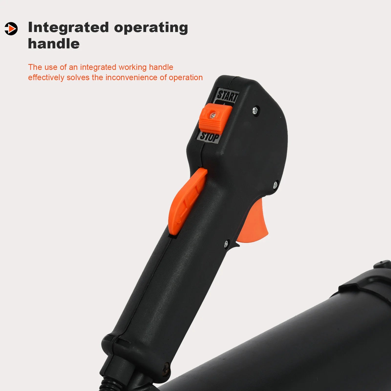 Gas Powered Leaf Blower 2-Stroke Engine Air Volume Handheld Blower Powerful Wind Snow Blower for Lawn Garden