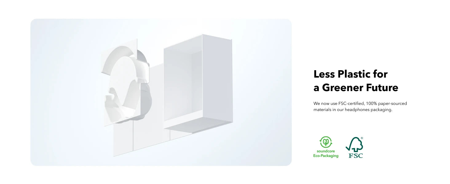 Adaptive Active Noise Cancelling Headphones Driven by 6 Mics, Super Foldable Design, 60H Lossless Audio, Ultra-Fast Charging