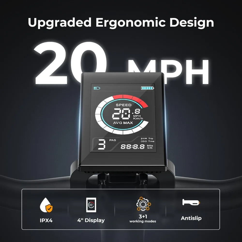 Popular - EB5 Electric Bike for Adults with Peak 750W Brushless Motor, 40Miles 20MPH Commuting Electric Mountain Bike